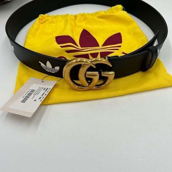 Men, Gucci, X Adidas, GG Marmont, Belt 90 cm/ 36 inches made  display picture 3